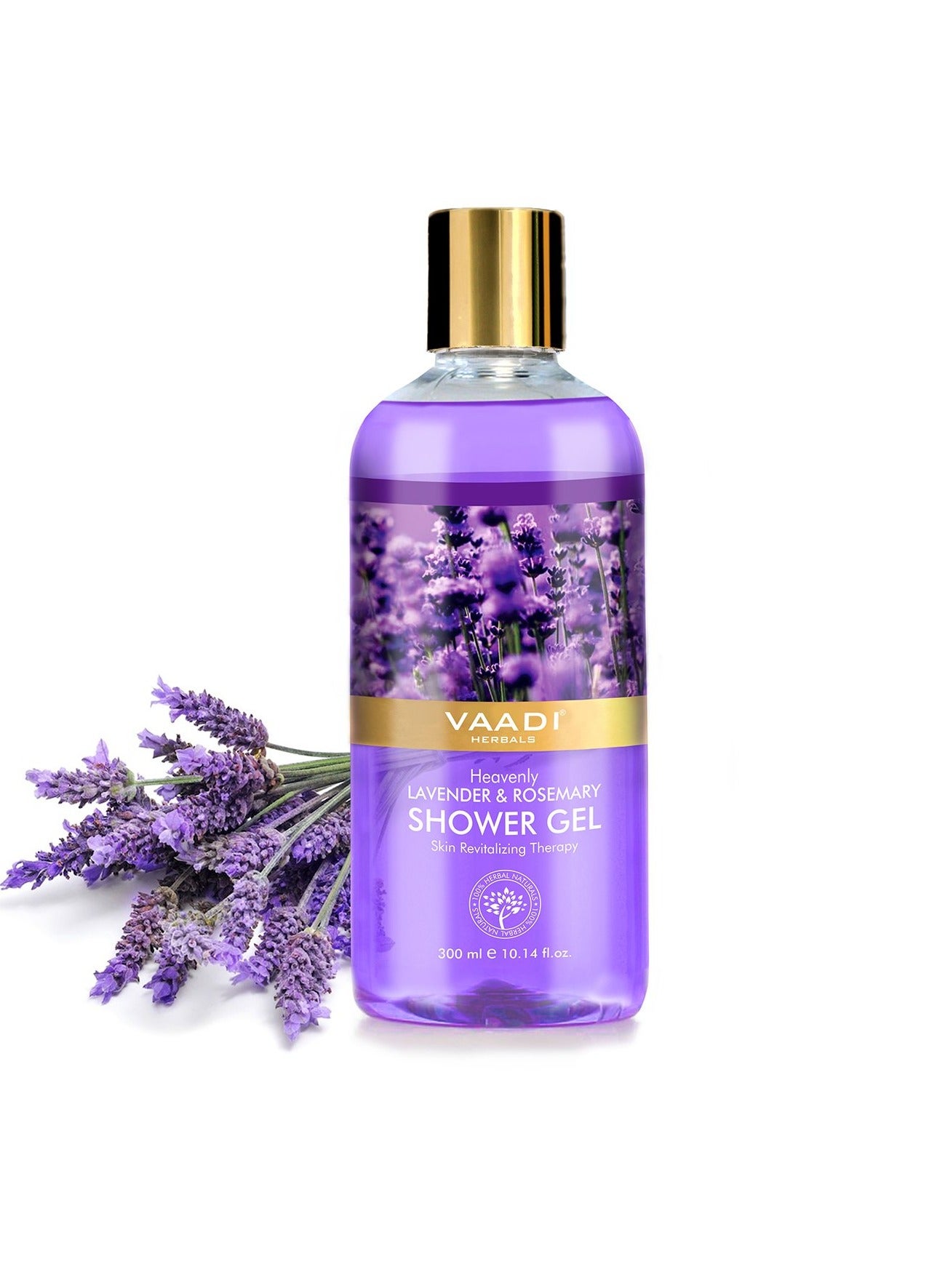 Vaadi Herbals Shower Gel Heavenly Lavender and Rosemary 300ml
