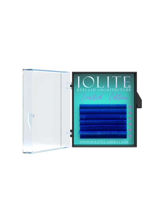 Colored Classic Lashes Eyelashes Ombre Blue C Curl 7T  Mix 2, Ibc7T