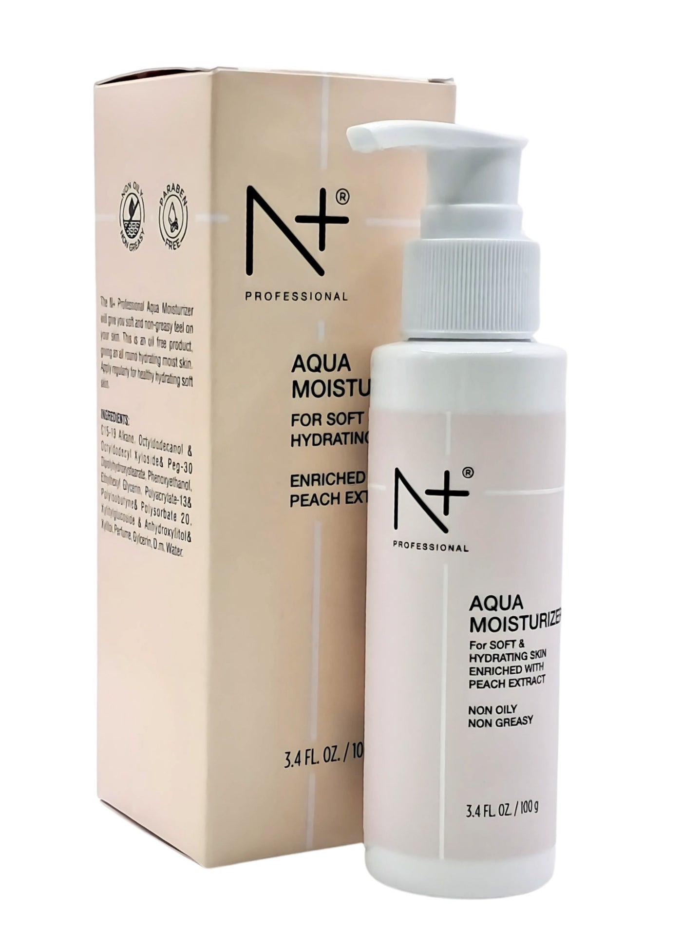 N+ Aqua Moisturizer Soft & Hydrting Skin 100Ml