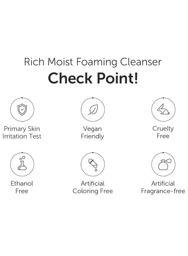 Rich Moist Moisturizing And Soothing Foaming Facial Cleanser 100 ML