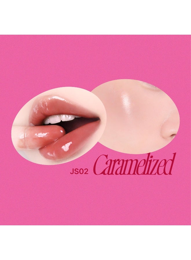 Lip & Cheek Glowy Jelly Pot Caramalized - image 3