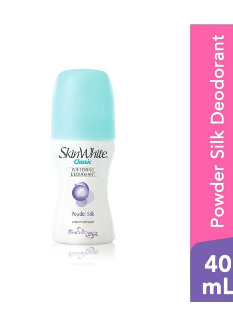 Eodorant Underarm Whitening Powder Silk Antiperspirant Roll On 40mL