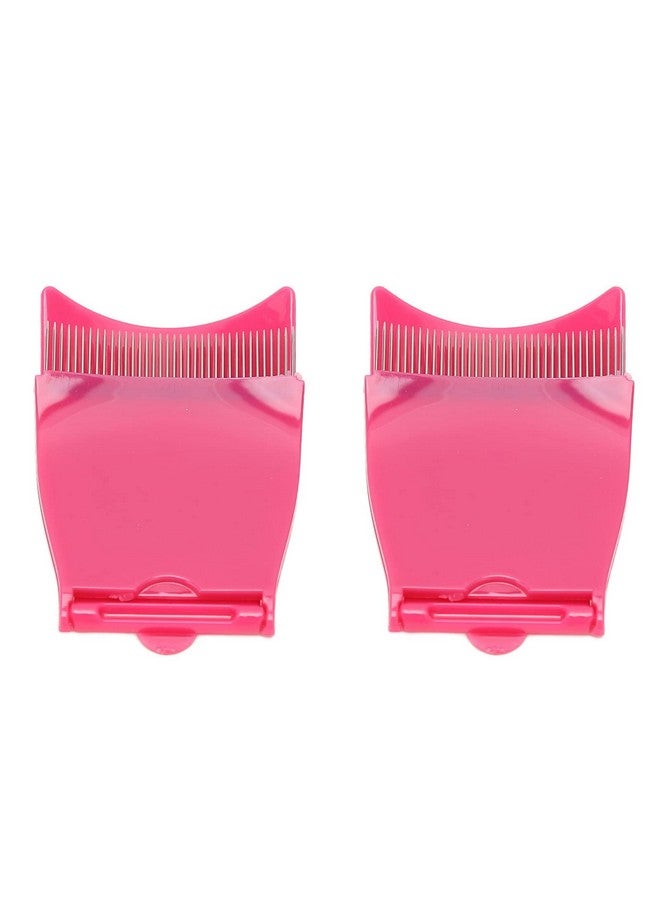 2Pcs Folding Eye Lash Comb Eyelash Grooming Tool Portable Mini Travel Eyelash Separator For Home Or Beauty Makeup Salon