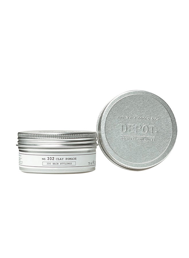 Strong Hold Clay Pomade - Creates Textured, Sculpted Looks & Provides a Firm, Matte Finish (75 ml)