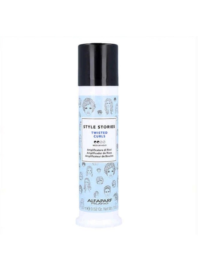 Alfaparf Milano Style Stories Twisted Curls Hair Styling Product, Medium Hold Curl Cream - Professional Salon Quality - No Residue - Amplifies Curly Hair - 3.52 oz.