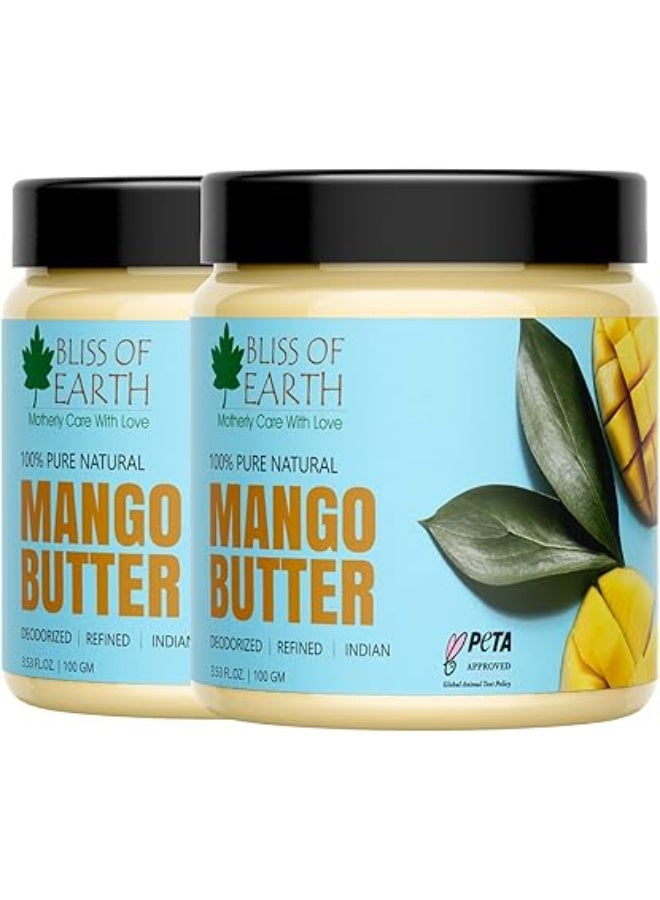 Deodorised Indian Mango Butter 2x100g