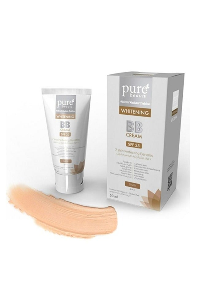 7 Skin Perfecting Benefits Whitening Radiant Solution BB Cream SPF 25 Dark 50 ml