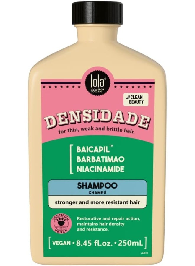 Volumizing & Fortifying Shampoo With Papaya Extract & Niacinamide - Gently Cleanses, Adds Density & Reduces Thinning For Fine Hair (250 Ml)
