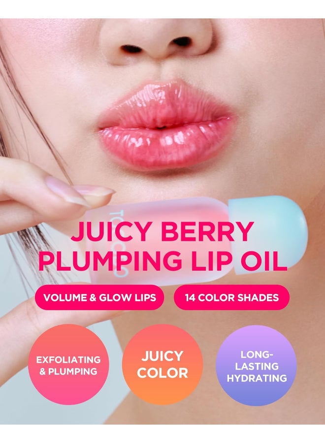 Global Juicy Berry Plumping Lip Oil 06 Berry Candy - image 2
