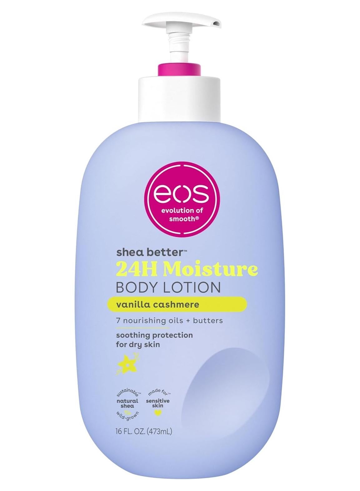 Shea Better Body Lotion, Vanilla Cashmere, Vegan 16 oz