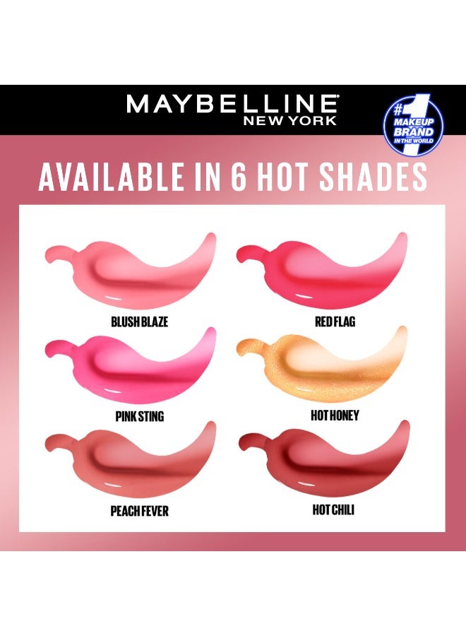 MAYBELLINE LIFTER PLUMP PLUMPING LIP GLOSS WITH CHILI PEPPER, INTENSE HYDRATION & LASTING PLUMP, 003 PINK STING - image 7
