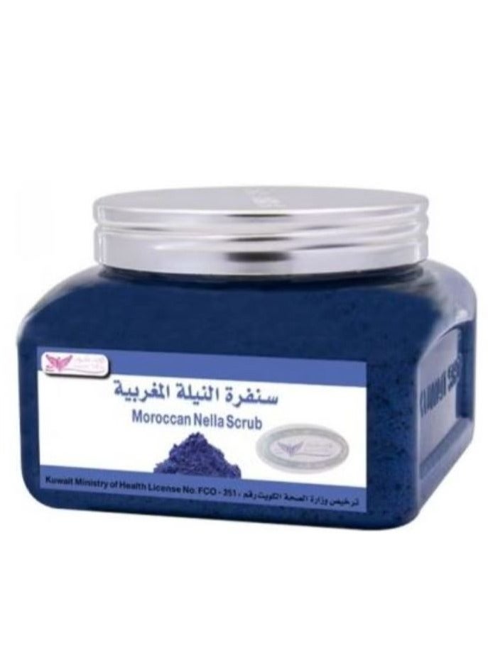 Moroccan Nella Body Scrub Blue 250grams