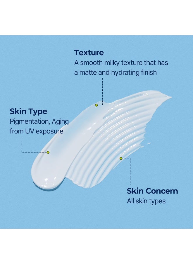 Dive-In Low Molecular Hyaluronic Acid Mild Sun Cream Spf50+ Pa++++ 60Ml — Vegan Mineral Sunscreen, Hydrating & Matte Finish, 2.02 Fl Oz - image 2