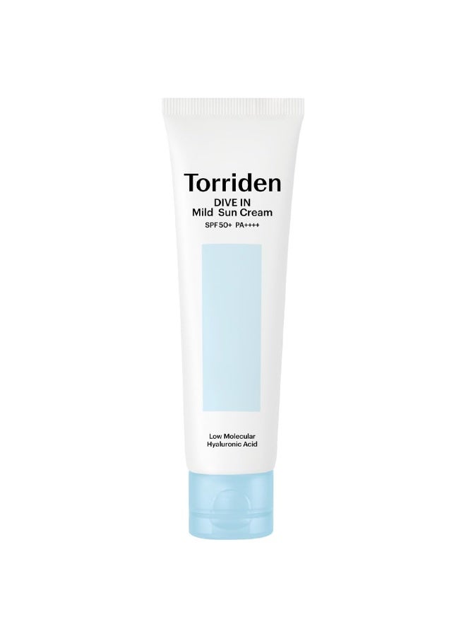Dive-In Low Molecular Hyaluronic Acid Mild Sun Cream Spf50+ Pa++++ 60Ml — Vegan Mineral Sunscreen, Hydrating & Matte Finish, 2.02 Fl Oz - image 6