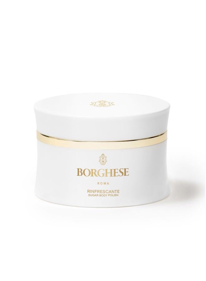 Rinfrescante Sugar Body Polish - Exfoliating Sugar Body Scrub with Coconut Oil & Vitamin E for Hydration, for All Skin Types, Scented