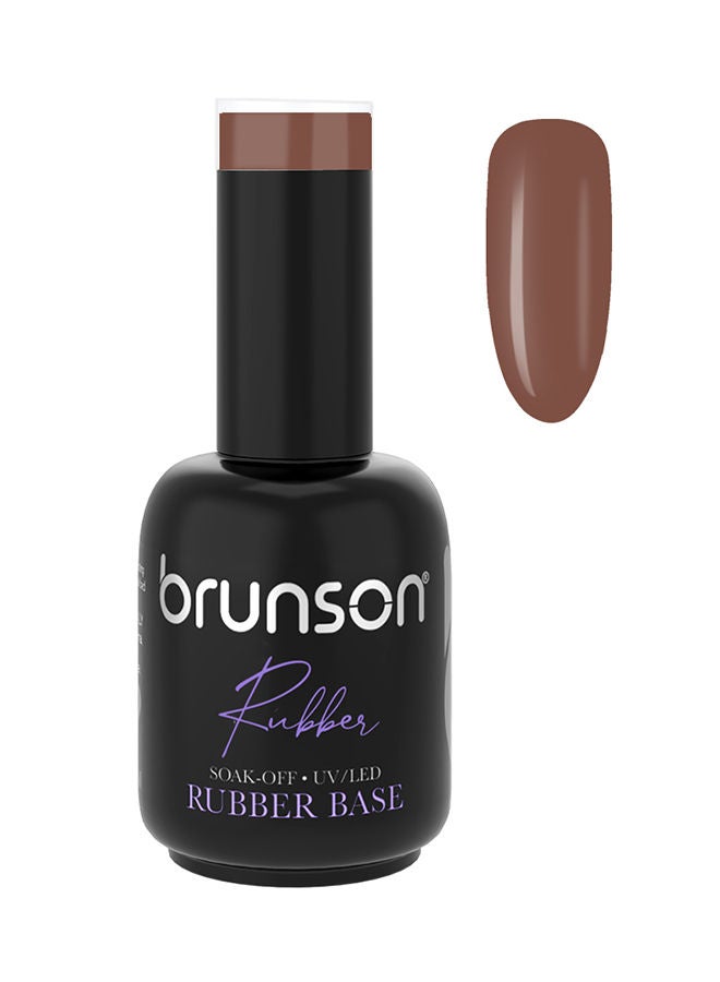 Rubber Base Gel Nail Polish Long Lasting Gel Polish Base for Chip-Free Shine Strengthens French Manicure Rubber Base Coat UV/LED Rubber Gel Soak Off Nail Art Gel Soak Off UV LED Curing 20ml BRB45