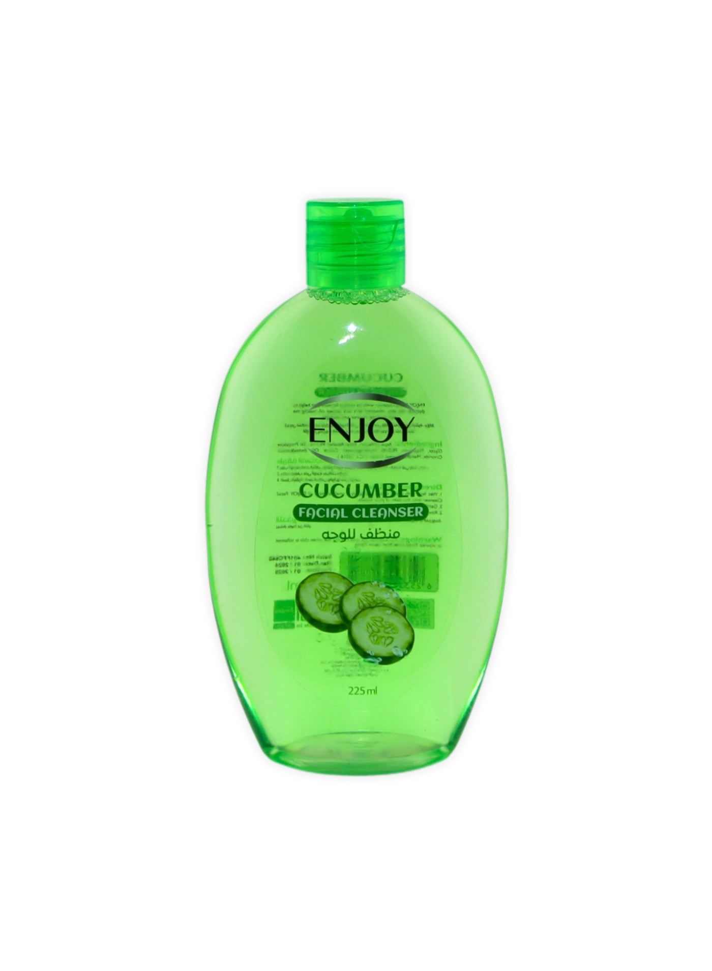 ENJOY Cucumber Facial Cleanser 225ml – Deep Cleansing & Hydrating | Removes Dirt, Oil & Makeup | Refreshing & Soothing