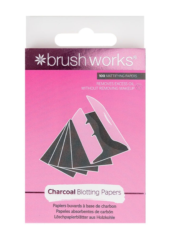 Brushworks Charcoal Blotting Papers - 100 Sheets