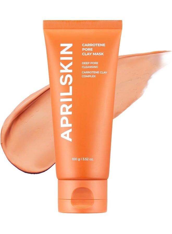 April Skin Carrotene IPMP Quick-Dry Pore Tightening Clay Wash-Off Face Mask 100ml