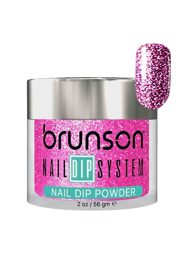 Nail Dip Powder Dip And Buff System Color 56gm, French Nail Art Starter Manicure Salon DIY At Home Odor Free And Long Lasting No Needed Nail Lamp Curing DBK178-1
