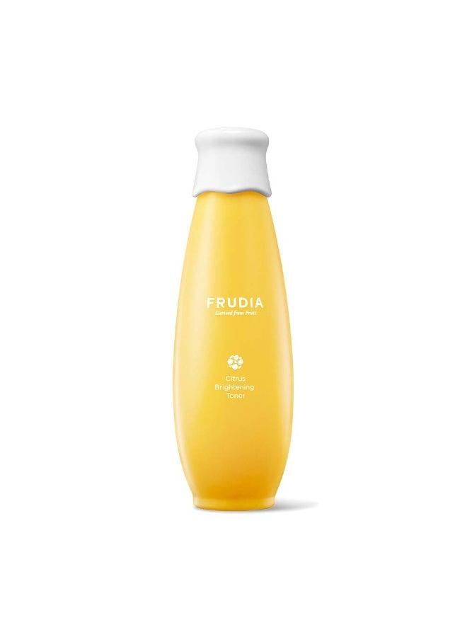 Citrus Brightening Face Toner 195ml — Vegan Vitamin C Toner with Jeju Tangerine Peel Extract & Niacinamide for Bright, Hydrated Skin, 6.59 fl oz