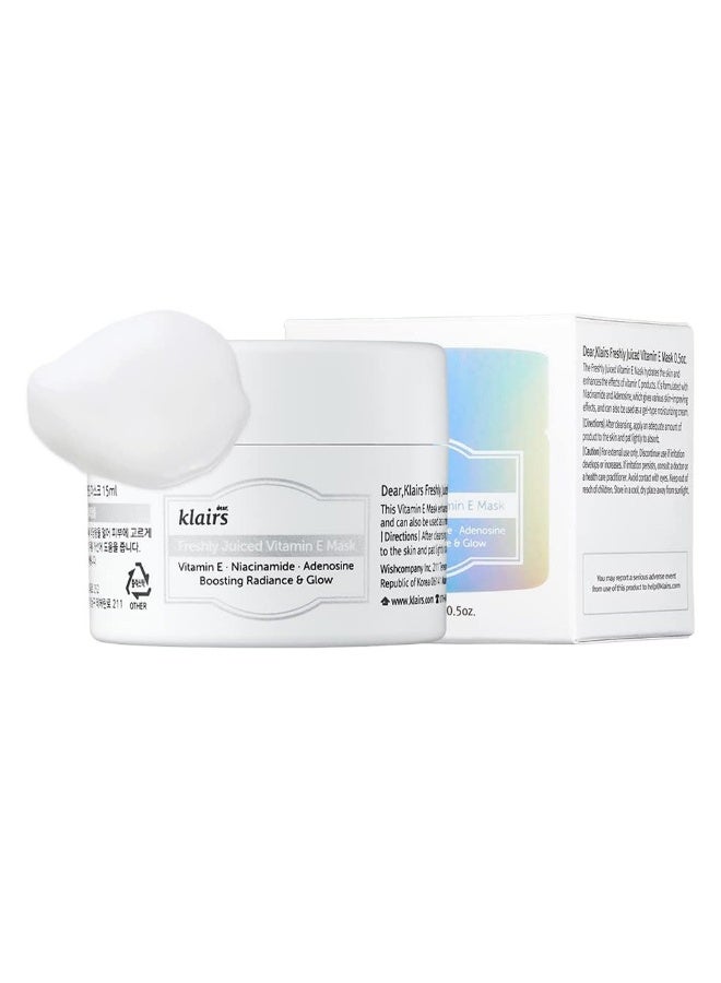 Freshly Juiced Vitamin E Radiance Booster Face Mask 15 ML