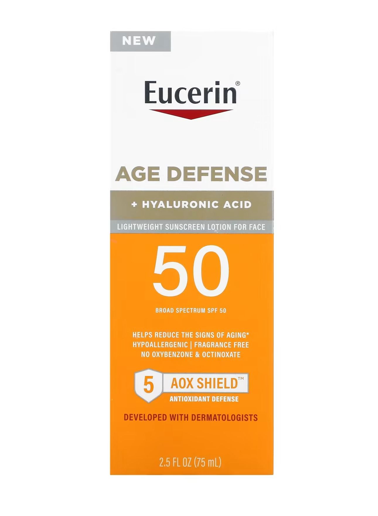Age Defense Face Sunscreen Lotion 75ml