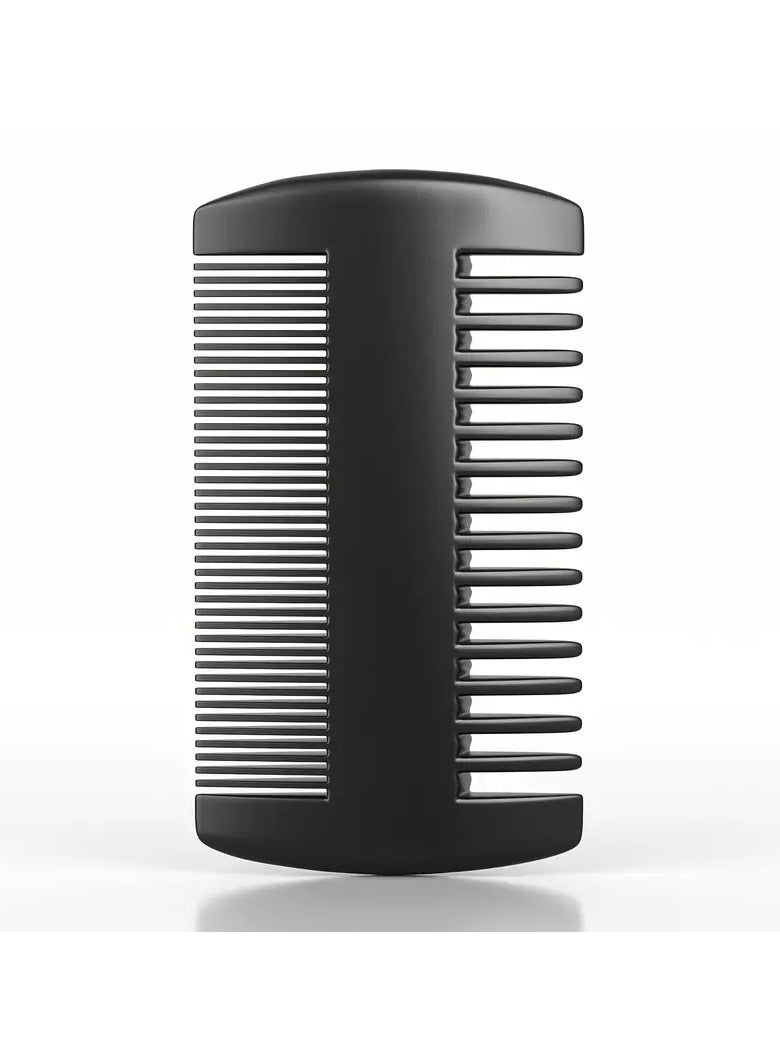 Premium Double-Sided Peach Wood Comb for Styling Your Beard - Small Shape Grate Comb