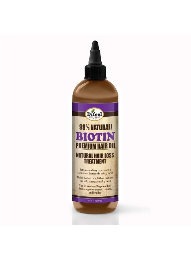 99% Natural Premium Hair Oil - Biotin Oil Volumizing and Thickening 7.78 ounce