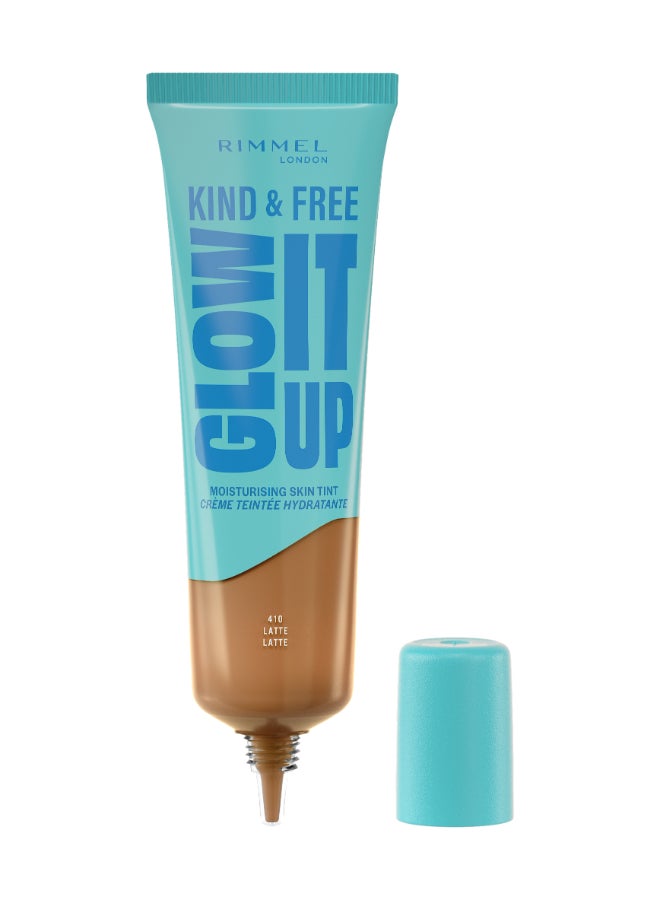 Glow It Up Moisturising Skin Tint — 410 Latte 30ml