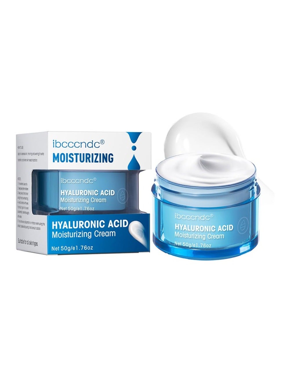 Hydro Boost Hyaluronic Acid Face Moisturizer, Oil-Free, Long-Lasting Hydration Cream for Dry Skin, Intense Moisturizing Hydro Boost Cream