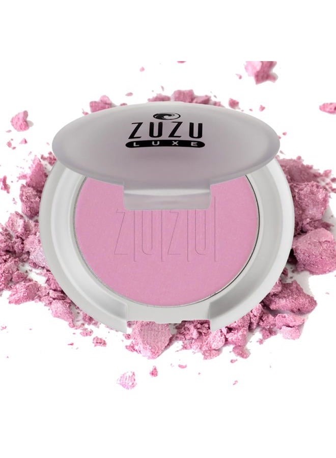 ZUZU LUXE Mineral Blush (Nymph - Vivid Pastel Pink/Cool Shimmer), Natural, Paraben Free, Vegan, Gluten-free, Cruelty-free, Non GMO, 0.1 oz