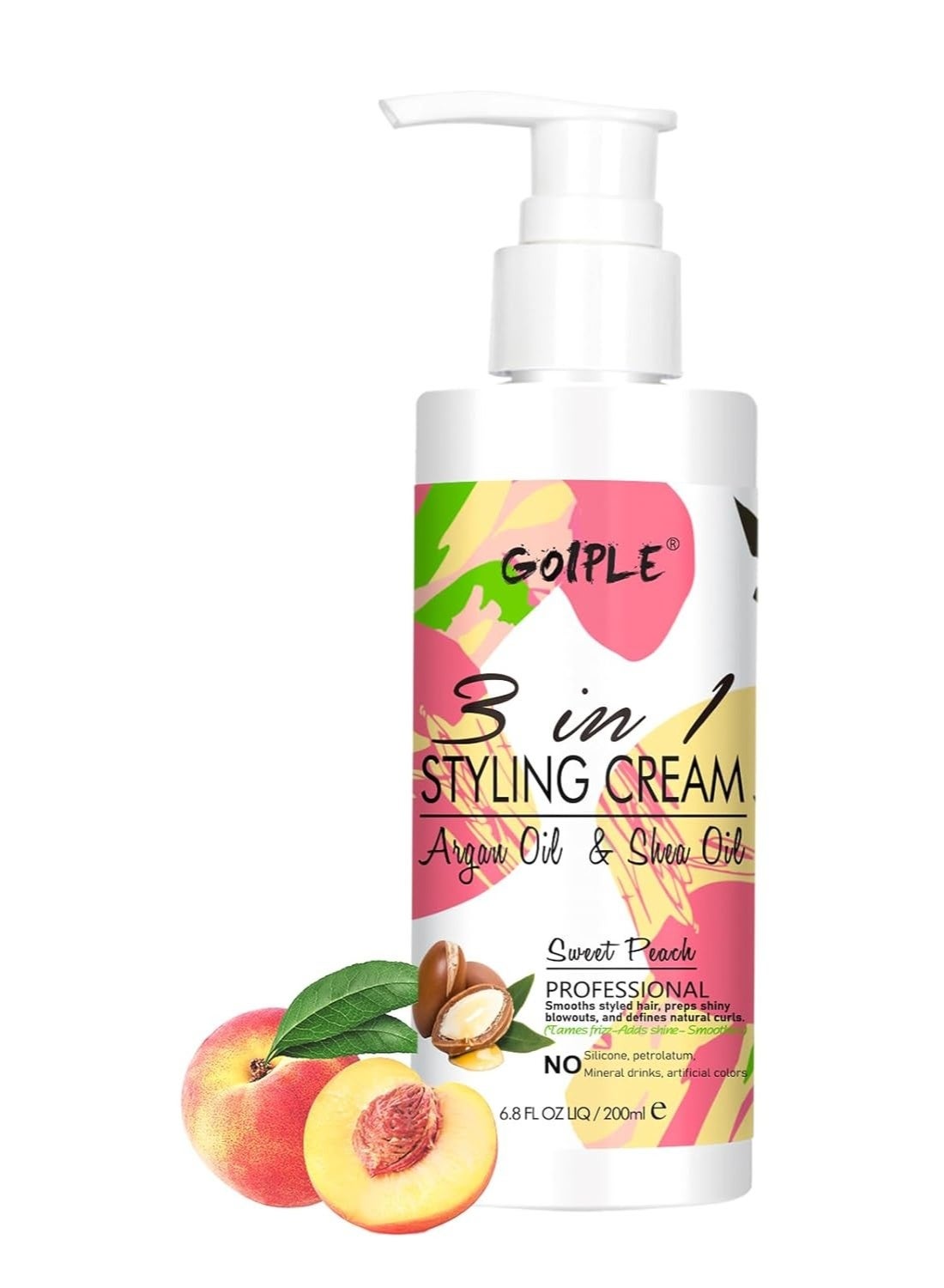 3-In-1 Styling Cream for Flyaways and Frizz - Keratin Protein 6.8 fl.oz