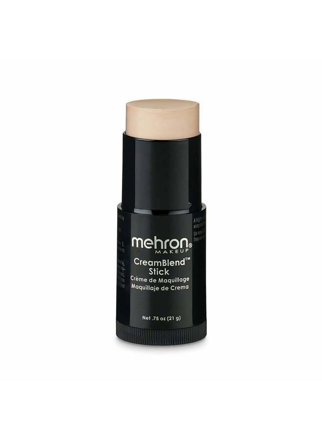 Makeup CreamBlend Stick | Face Paint, Body Paint, & Foundation Cream Makeup | Body Paint Stick Perfect for Halloween Makeup .75 oz (21 g) (Light 2)
