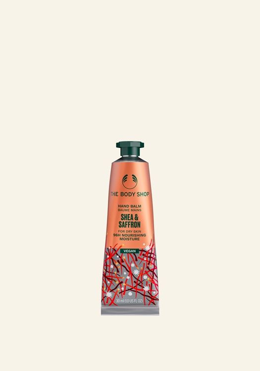 Shea & Saffron Hand Balm – Limited Edition Luxurious Hand Cream for Dry to Very Dry Hands, With Shea Butter, 96h Moisture, Rich & Creamy Scent, Vegan & Nourishing Care, 30ml