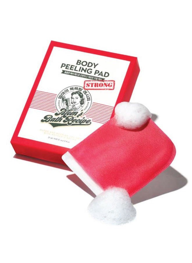 Body Peeling Pad Strong, All in One Bubble Body Wash & Scrub Gloves with Kelp & Biotics, Intense Exfoliating Mitts for Dead Skin Cells, Goosebumps and Scaly Skin, 8 Sheets