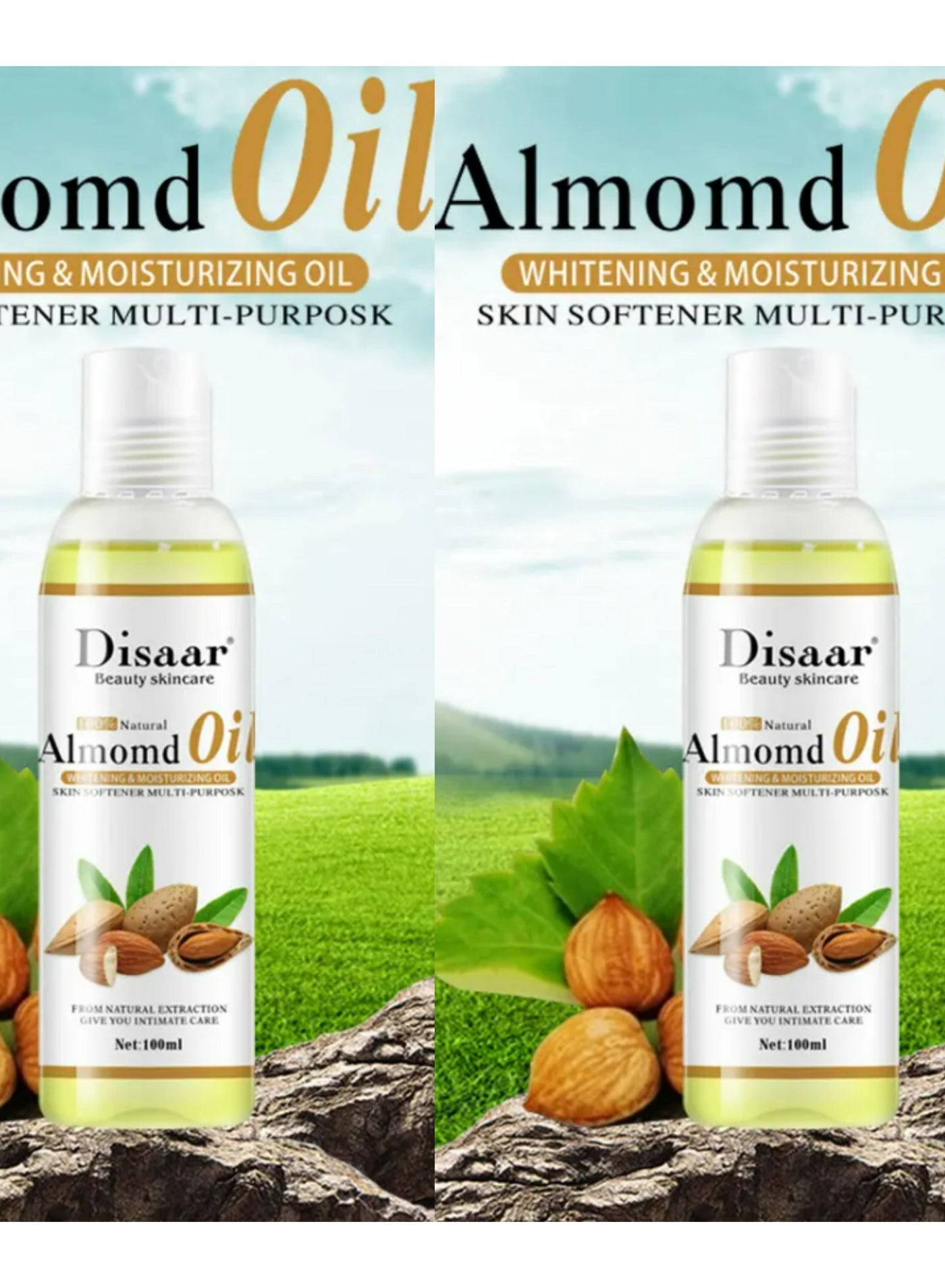 Almond body Oil  2 PCS 2*100 ml