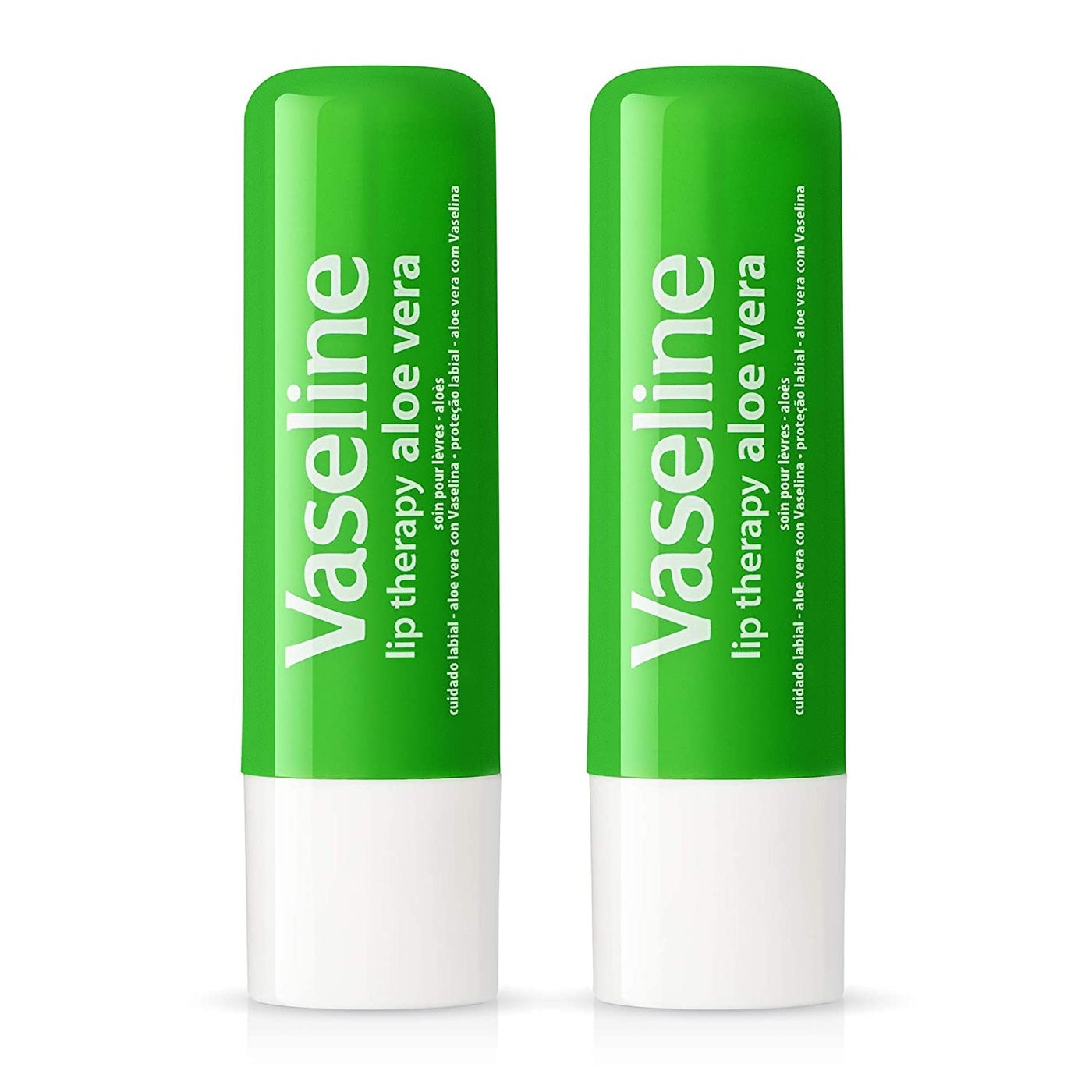 Vaseline Lip Therapy Aloe Care Twin Pack