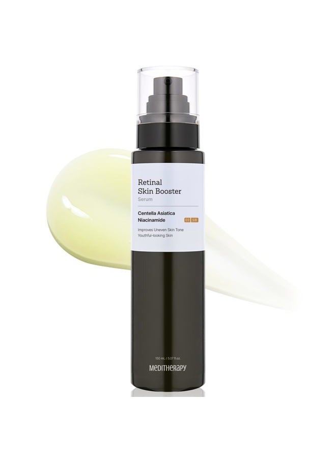 Retinal Skin Booster Serum – Beginner-Friendly, Non-Irritating Retinol for Face and Body – Pore Minimizer, Wrinkle Treatment, Glass Skin – Korean Skin Care, 5.07 Fl. Oz Large Size