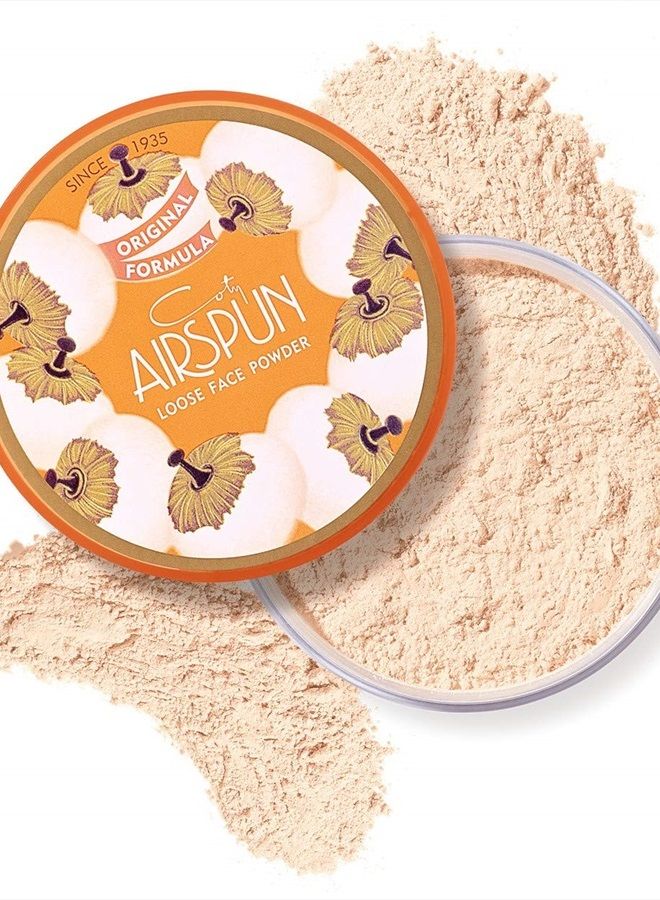 Coty Airspun Loose Face Powder, Translucent, Pack of 1