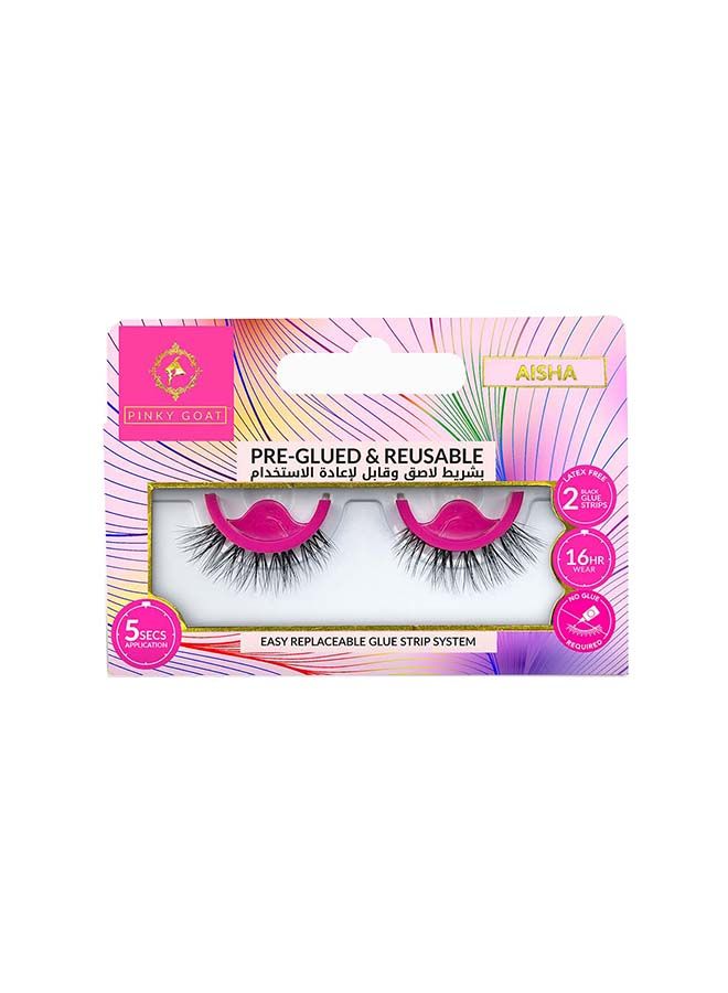 Pre-Glued Aisha Lash