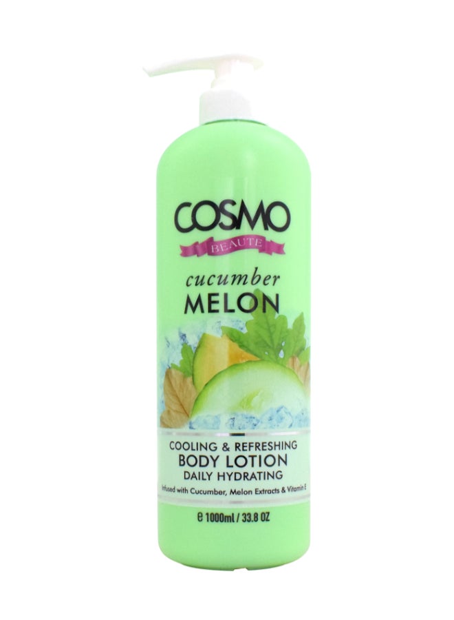 Cooling & Refreshing Body Lotion Cucumber Melon 1000 ml