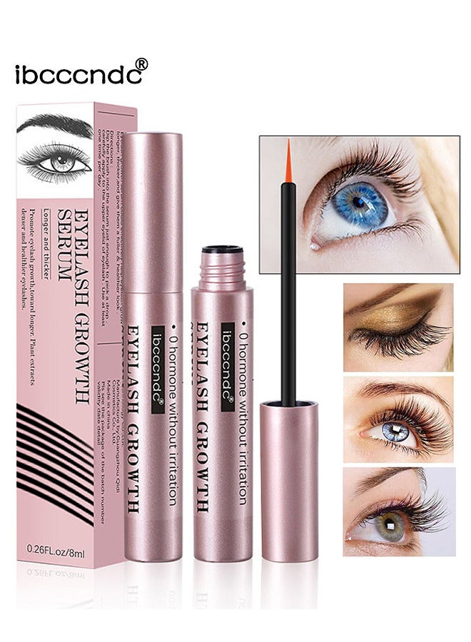 Eyelash Growth Serum, Promotes Longer-Looking Lashes Nourishing Conditioning Formula, 8ML