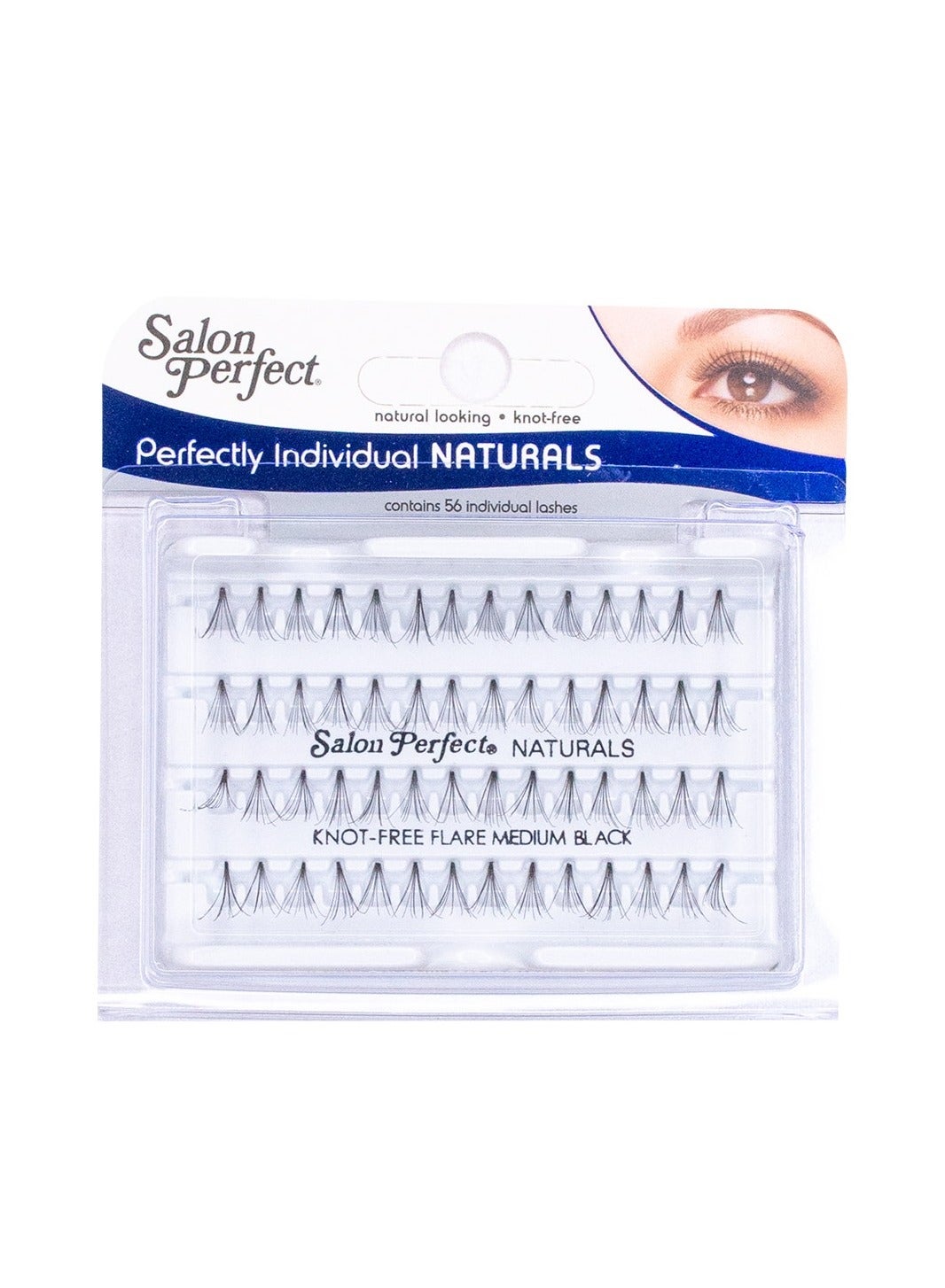 Medium Black Natural Knot-Free Individual Eyelash