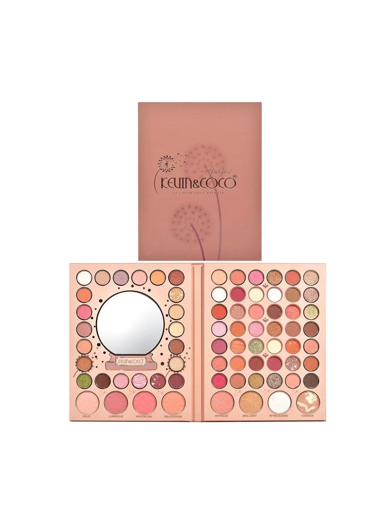 KEVIN&COCO 72 COLOR FACE PALETTE Multicolor