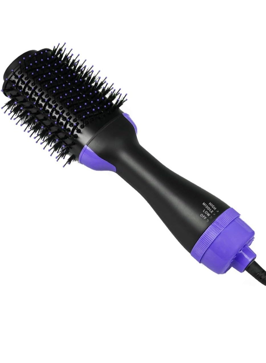 3-in-1 Hot Air Brush – Effortless Straightening, Curling, and Drying for Smooth, Voluminous Hair
