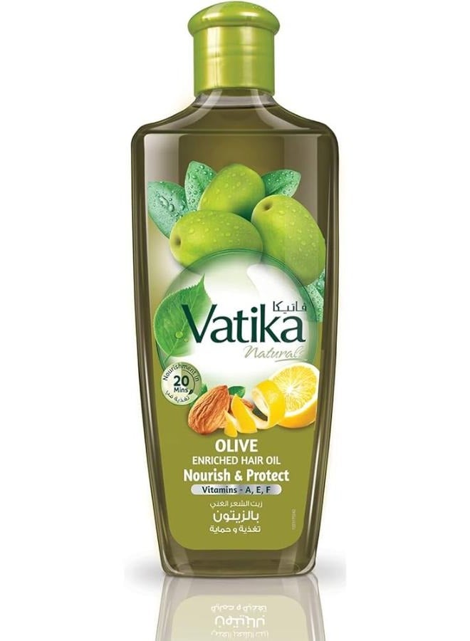 Naturals Olive Enriched Hair Oil With Goodness Of Olive , Almond & Lemon Vitamin A,E,F 200ml