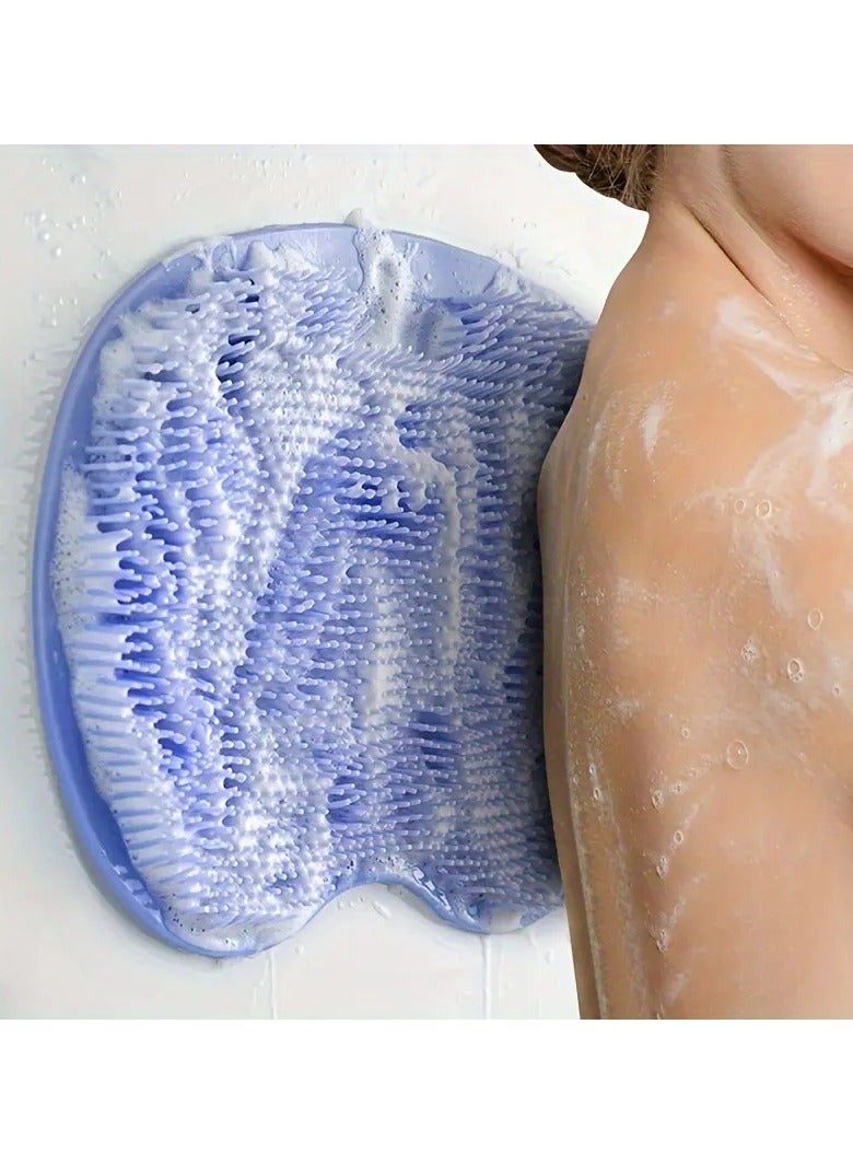 Silicone Bath Massage Scrubber Convenient Hanging Hole Design For Foot Brush Deep Clean Exfoliate SPA