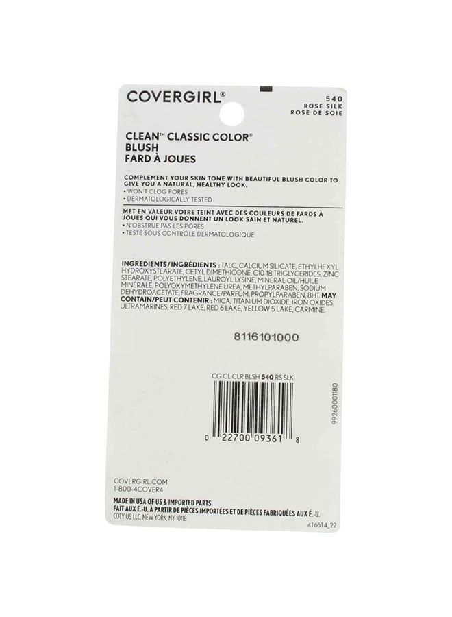 Covergirl Classic Color Blush, Rose Silk [540], 0.3 Ounce