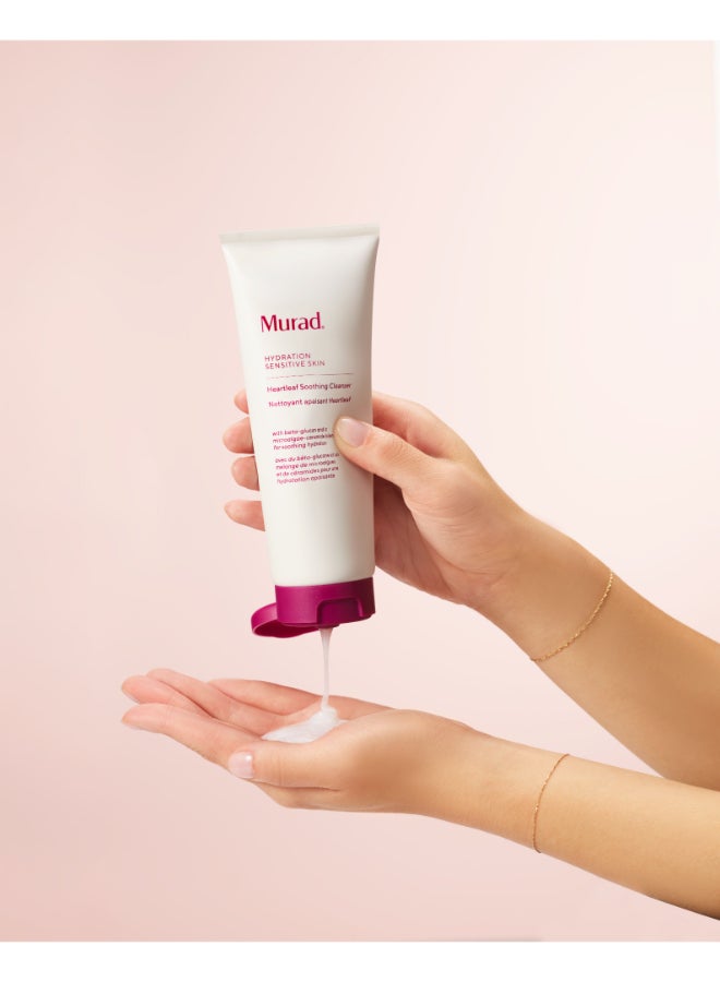 Murad Heartleaf Soothing Cleanser 148ml – Ultra-Gentle Wash for Sensitive Skin, Heartleaf & Prebiotics, Calming Formula for Rosacea Relief 148ml - image 5